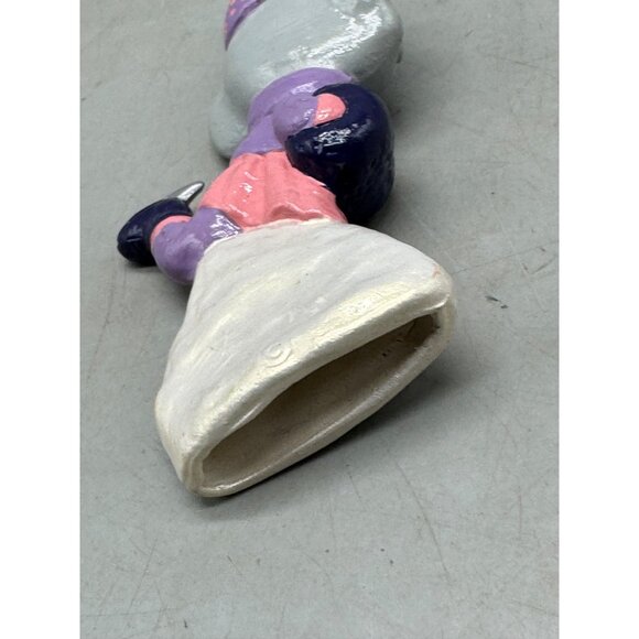 VTG Alberta's ceramic mold A-286 girl mouse ice skating ornament 1982 Jill READ - Picture 7 of 7